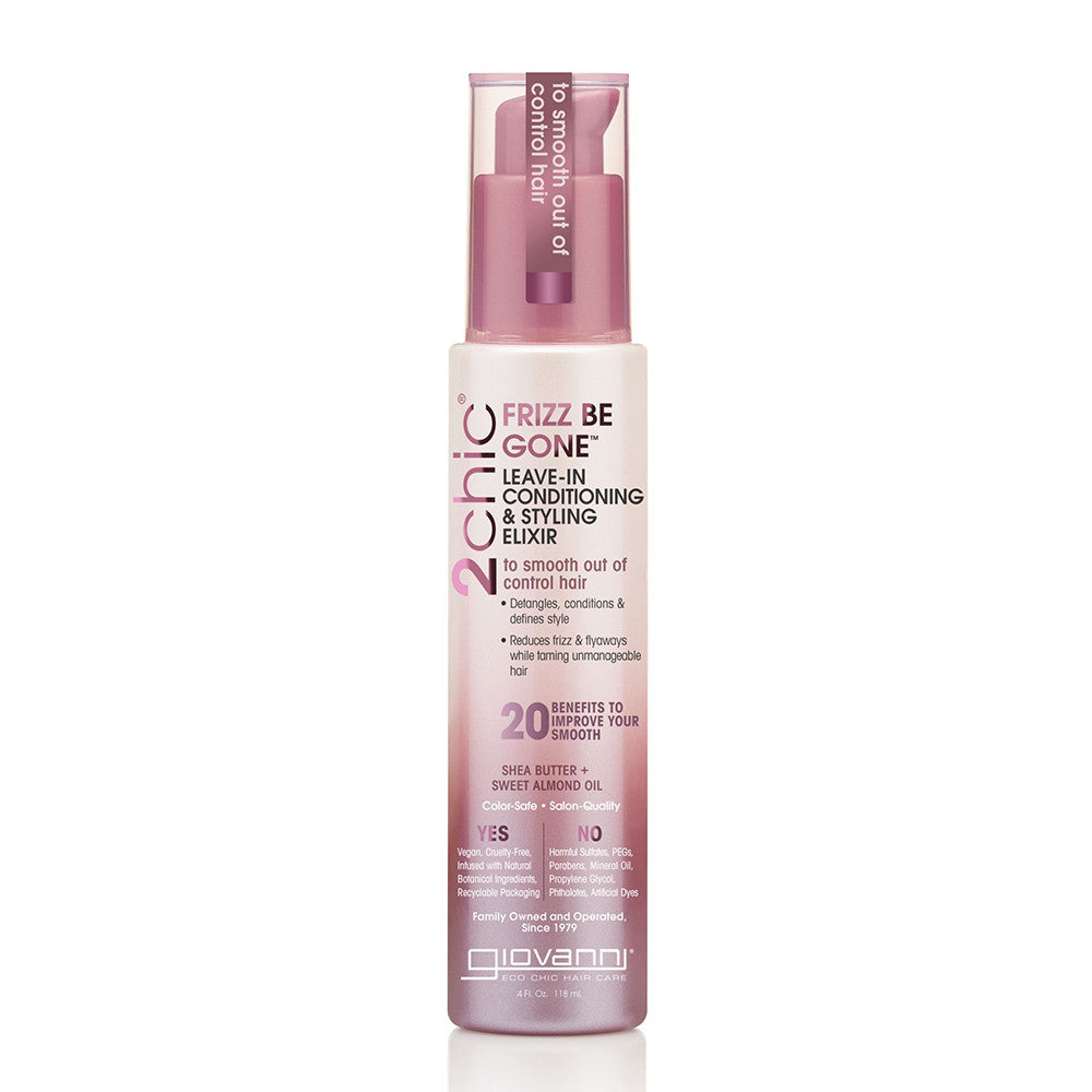 Giovanni Frizz Be Gone Leave-in Conditioner and Hair Styling Elixir, 4 Oz